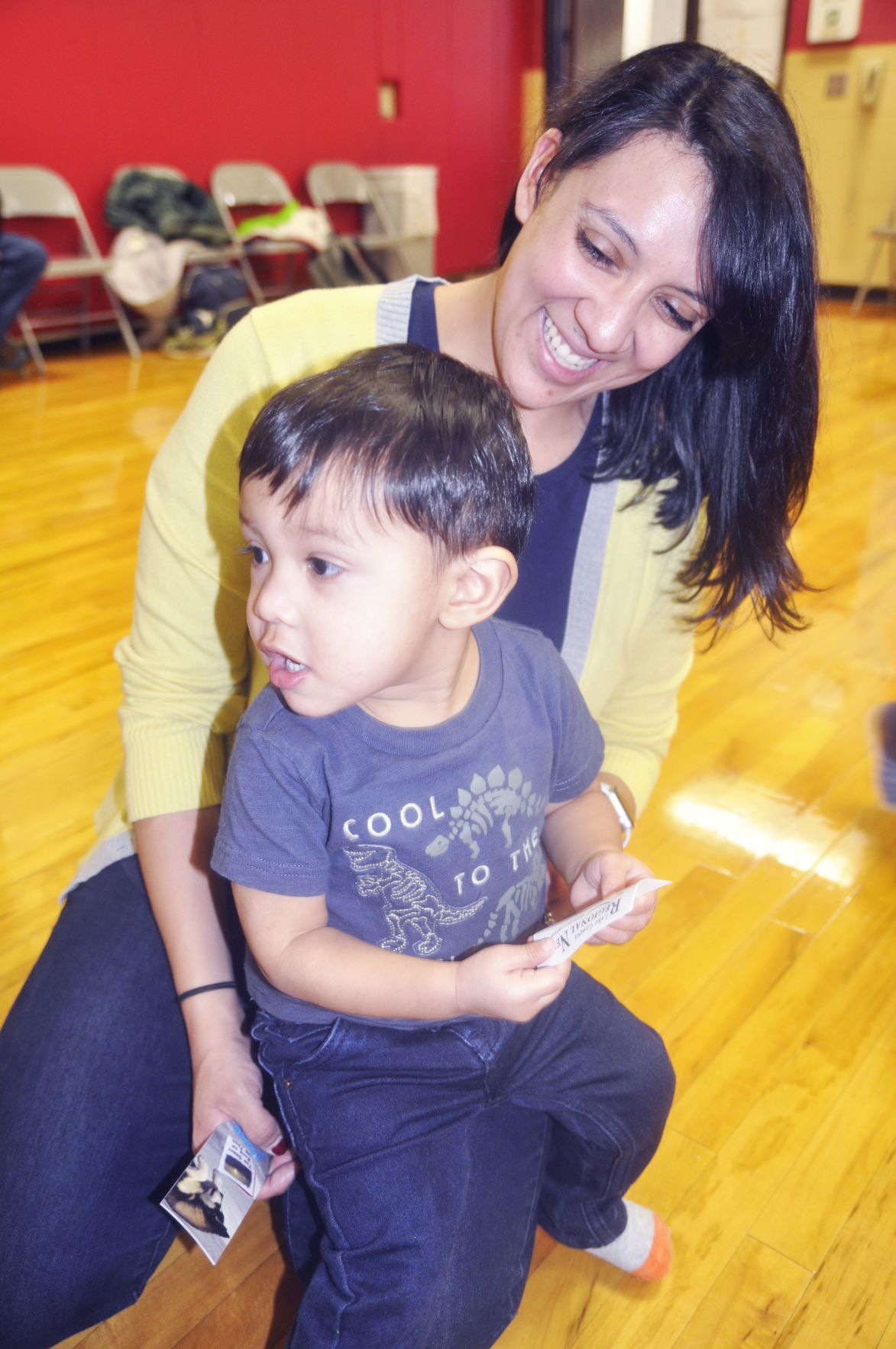 Kids Expo - toddler with mother